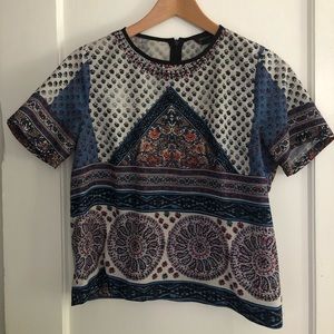 Topshop Patterned Top
